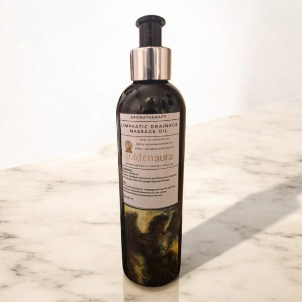 Lymphatic Drainage Massage Oil infused with Archangel Raphael Energy