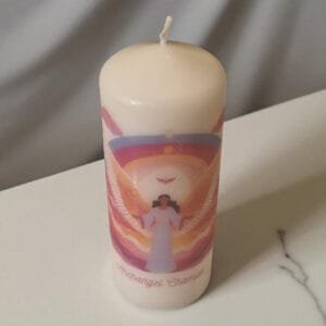 Archangel White Pillar Candles - Image 8