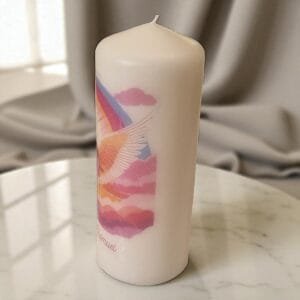 Archangel White Pillar Candles - Image 7