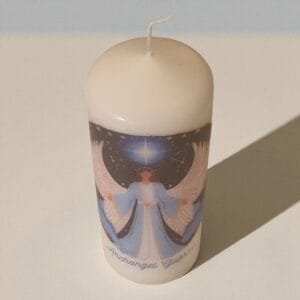 Archangel White Pillar Candles - Image 4