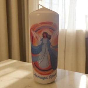 Archangel White Pillar Candles - Image 28