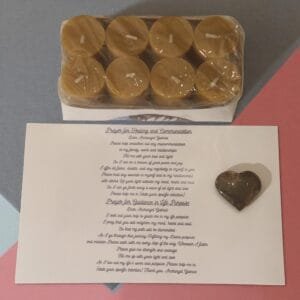 Archangel Blessings Mini Pillar Candle Set – 8 Divine Flames of Light - Image 12