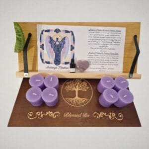 Archangel Blessings Mini Pillar Candle Set – 8 Divine Flames of Light - Image 30