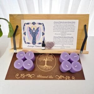 Archangel Blessings Mini Pillar Candle Set – 8 Divine Flames of Light - Image 32