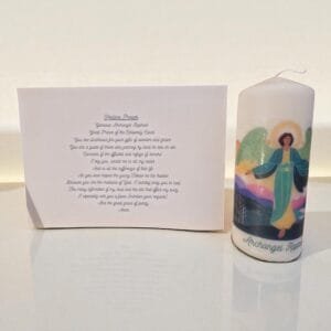 Archangel White Pillar Candles - Image 13
