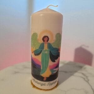 Archangel White Pillar Candles - Image 10